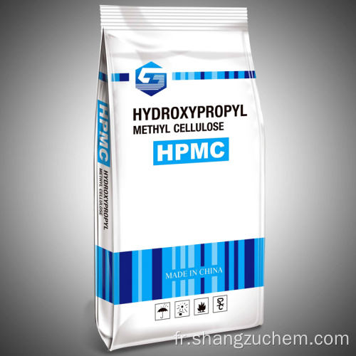 Le mastic en poudre utilise l'hydroxypropyl méthylcellulose HPMC